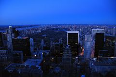 New York City Top Of The Rock 13 Just After Sunset North, CitySpire Center, Central Park Close Up.jpg